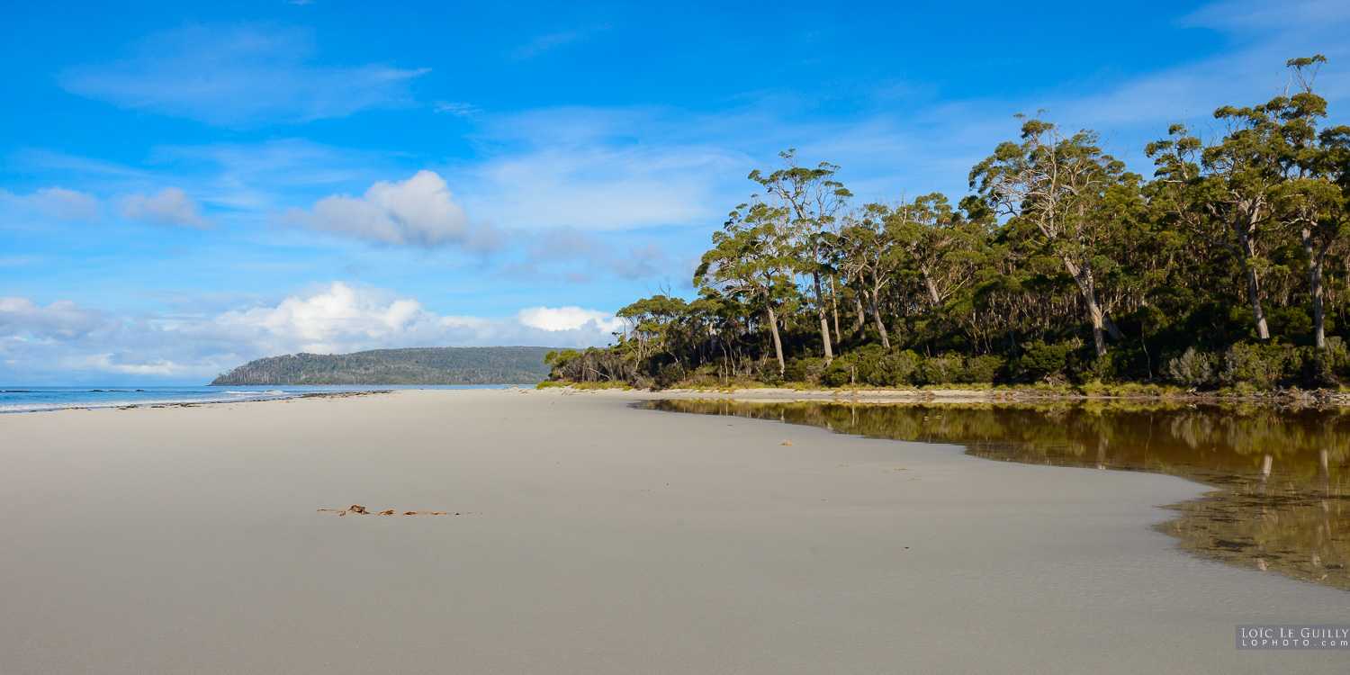 photograph of Little Lagoon beach near Recherche Bay